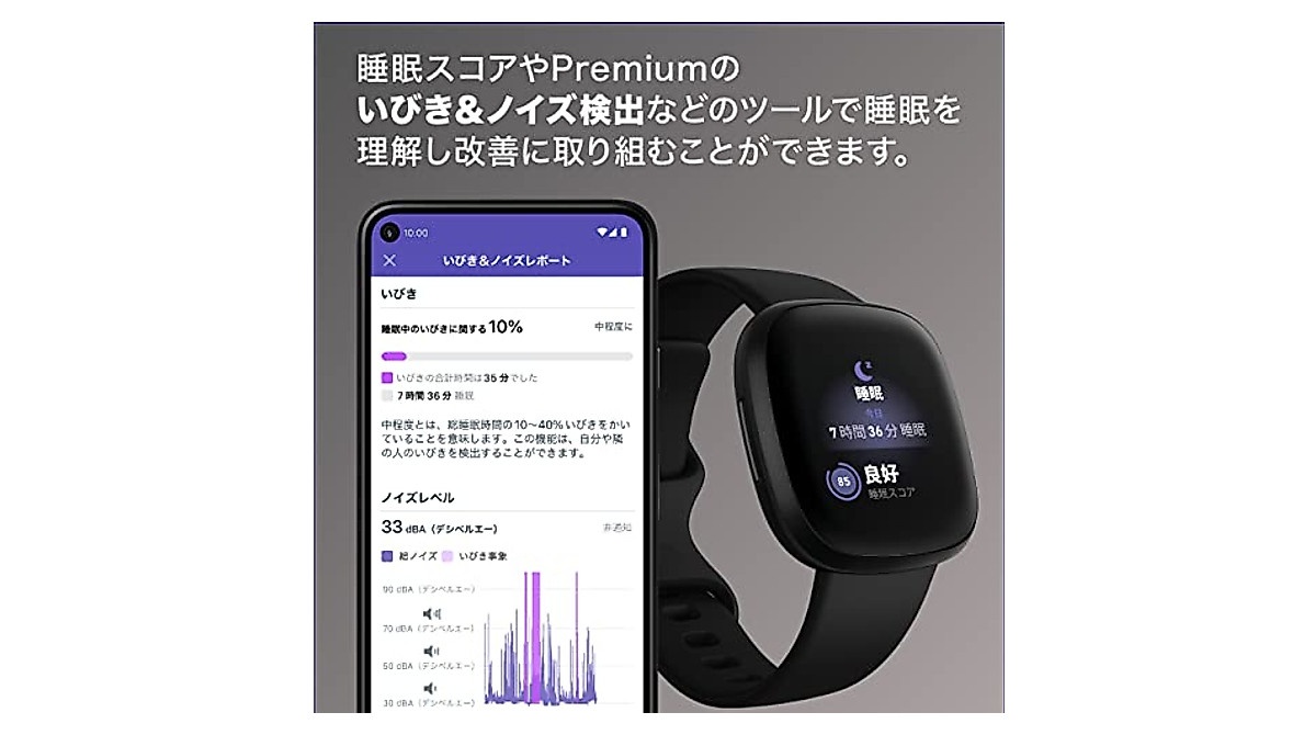 Fitbit Versa 3 Smartwatch – GPS, Heart Rate & Fitness Tracking