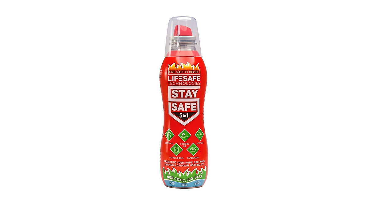 StaySafe 5-in-1 Fire Extinguisher | Fast & Eco-Friendly