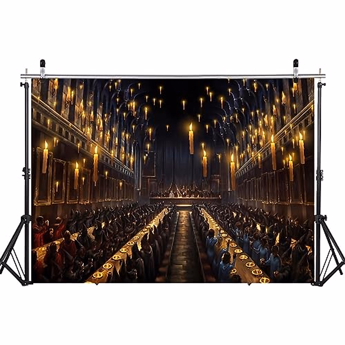 WOLADA 7x5FT Magic Castle Backdrop for Halloween Parties