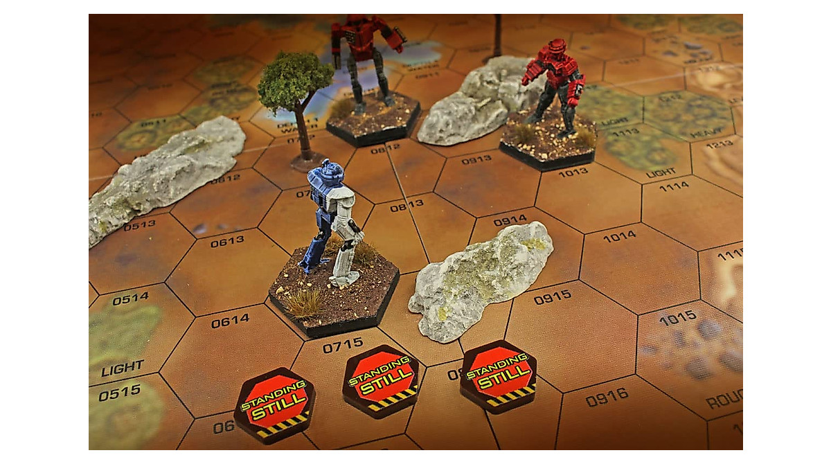 LITKO Mecha Combat Maneuvers Tokens – Full Color Acrylic Accessories