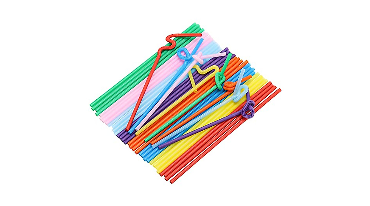 400 Pcs Colorful Flexible Bendy Straws – Fun & Practical