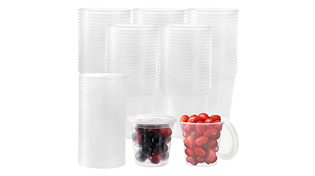 Lawei 60 Pack Deli Containers - Perfect for Meal Prep
