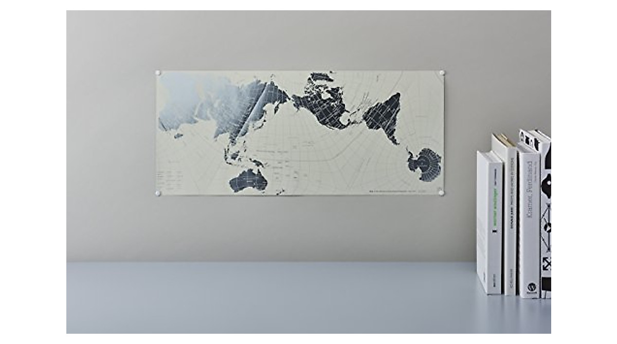 Authagraph World Map - Unique Tetrahedron Design