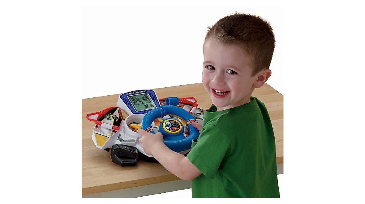 VTech 3-in-1 Race and Learn Toy for Kids 3-6 | Educational Racing Fun