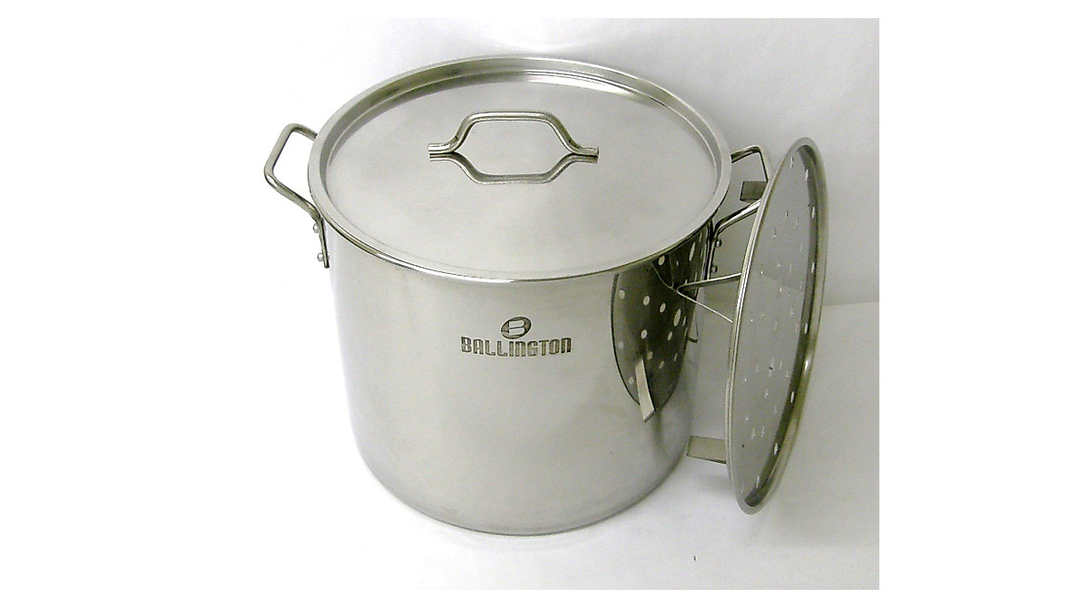 40 QT Stainless Steel Stock Pot for Cooking & Brewing | Ballington