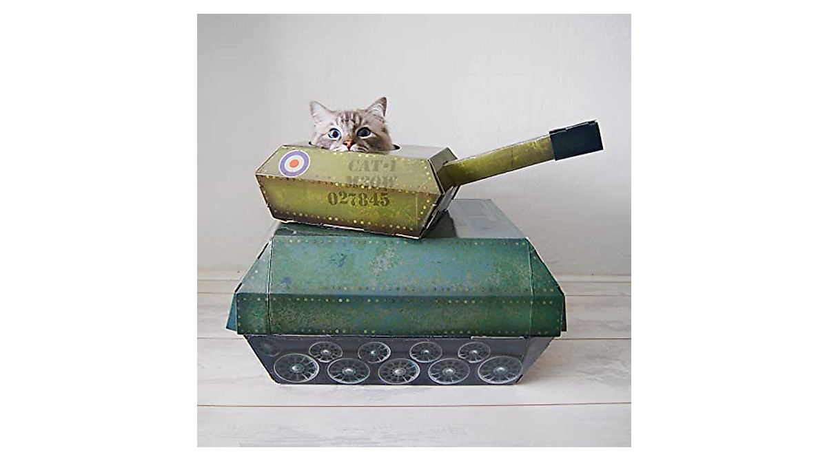 Suck UK Cat Tank Play House - Fun Interactive Cat Toy