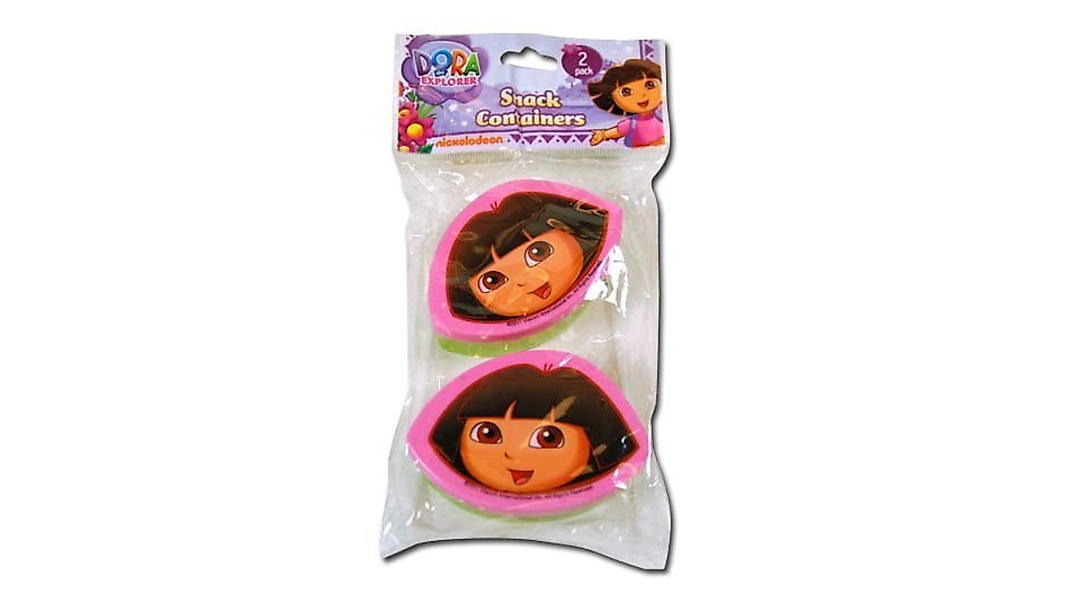 Dora The Explorer Snack N Store Food Storage Containers for Kids