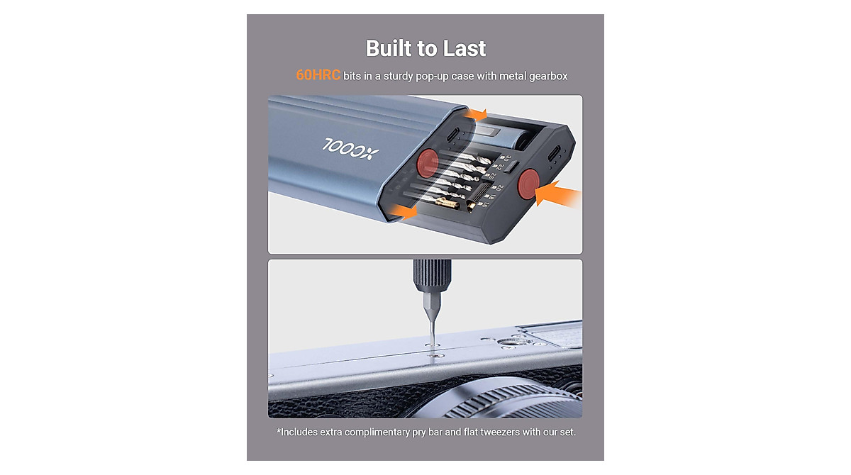 XCOOL Mini Electric Screwdriver: Precision & Power