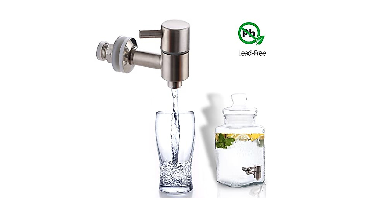 AZOS Stainless Steel Beverage Dispenser Spigot - Anti-Clog