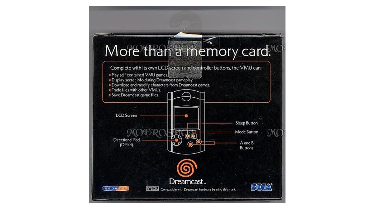 Dreamcast Virtual Memory Unit Green – Official OEM Sega Store