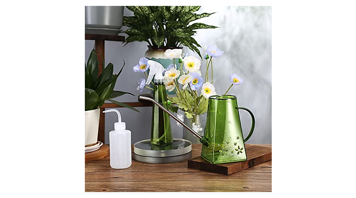 Goowin 47 oz Watering Can Set for Indoor Plants
