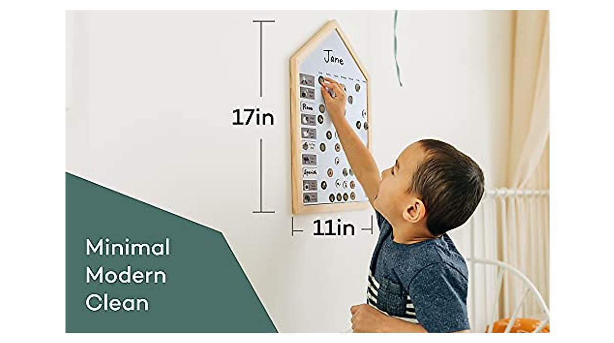 Magnetic Whiteboard Chore Chart for Kids Multiple Kids for Wall ...