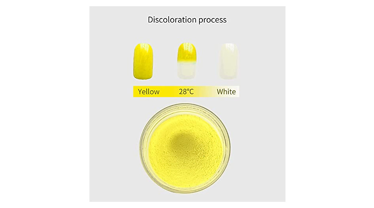 Thermochromic Pigment 10g - Yellow to White Color Change
