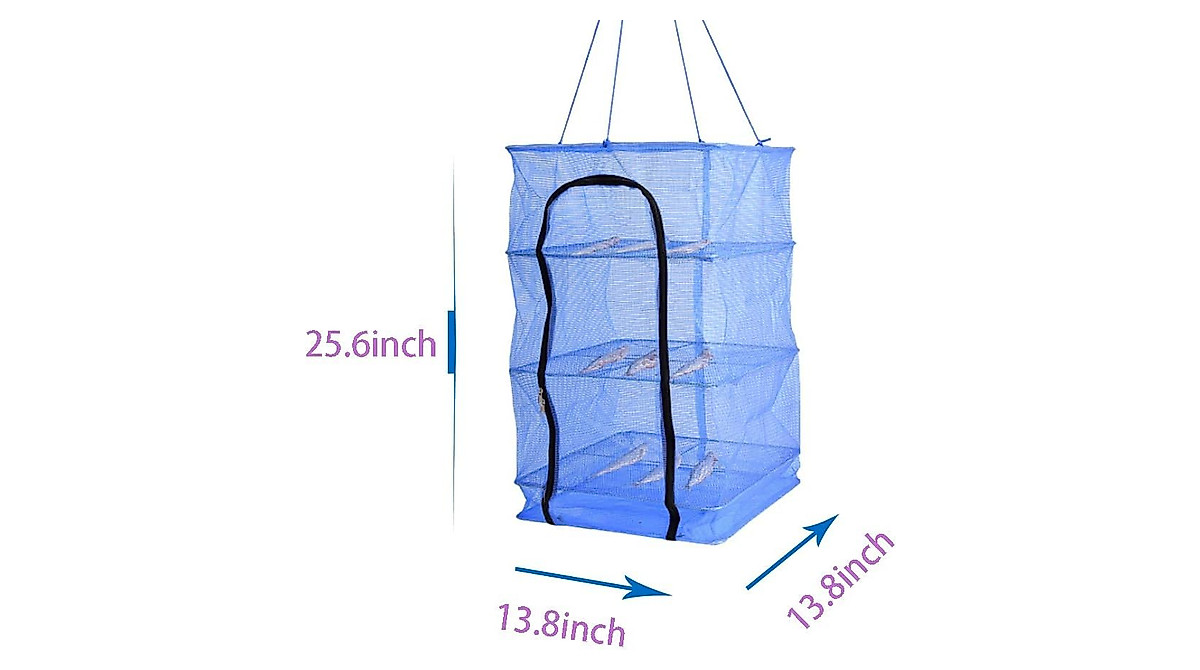 Versatile 4-Layer Drying Rack for Food & Vegetables