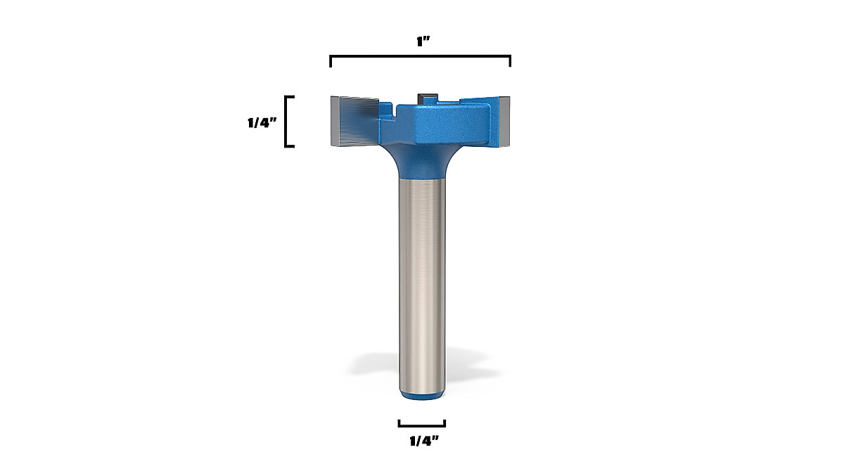 Sabre Tools CNC Spoilboard Surfacing Router Bit for Large Slabs