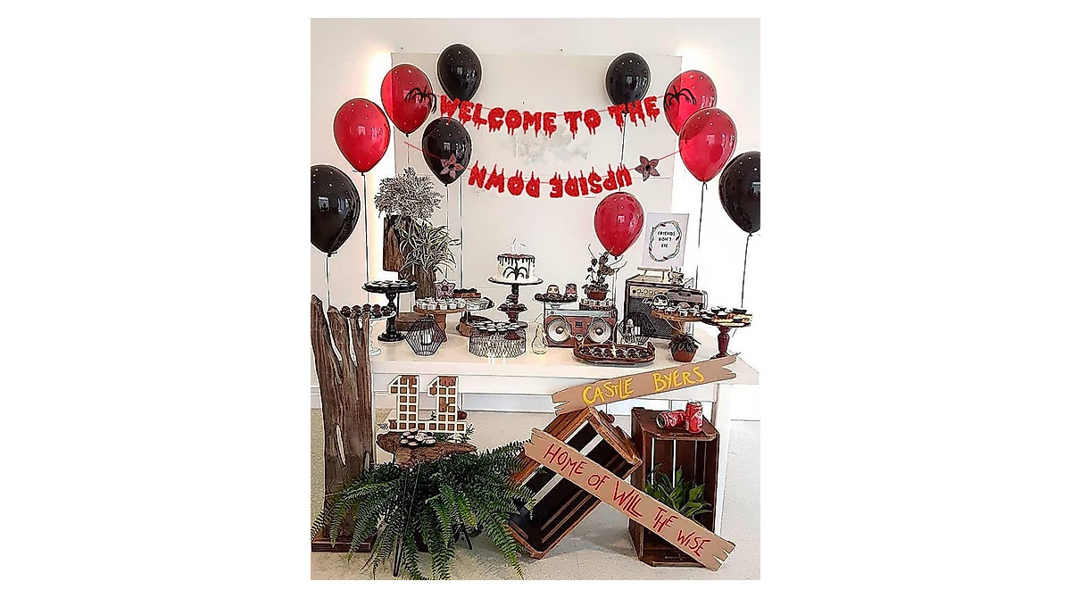 Stranger Party Banner | Welcome to the Upside Down