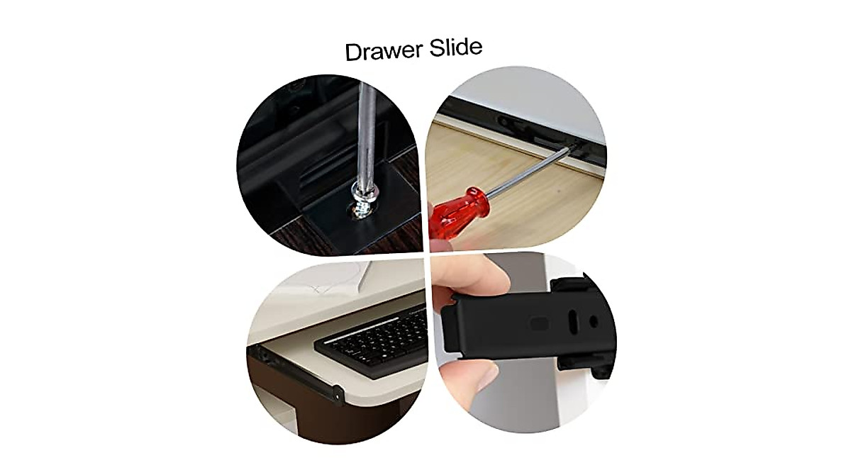 STOBOK 1 Pair Keyboard Rails Keyboard Stand for Desk Keyboard Holder ...