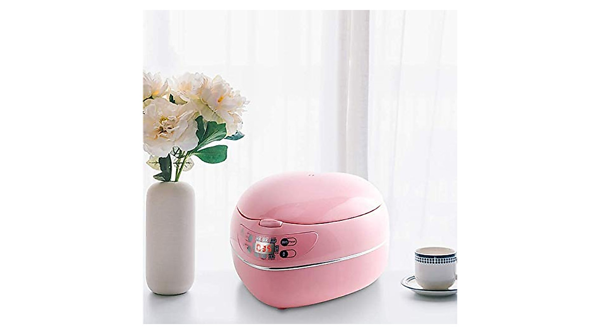 Heart-Shaped Smart Rice Cooker for 1-3 People | Pink 1.8L