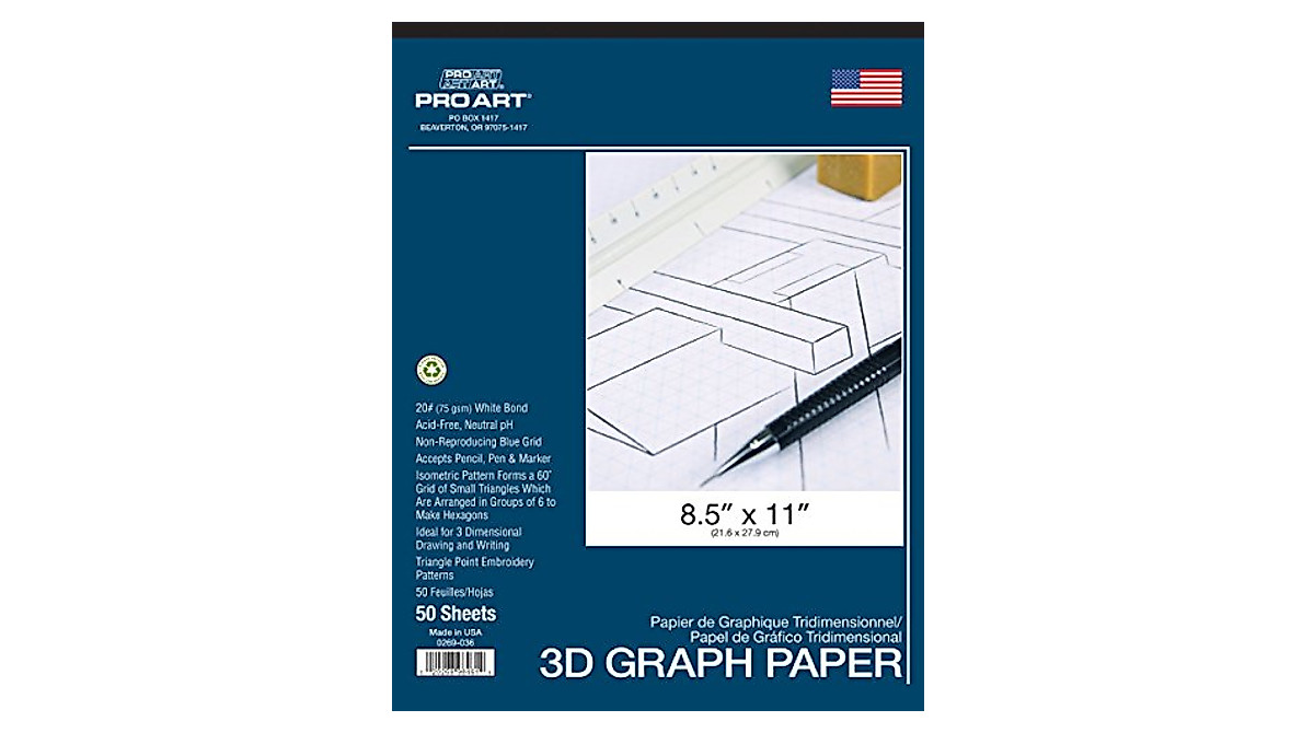 Pro Art Graph Paper - Ideal for 3D Drawing