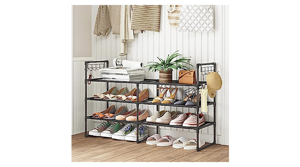 Stylish 4-Tier Fixwal Shoe Rack for Organizing Shoes