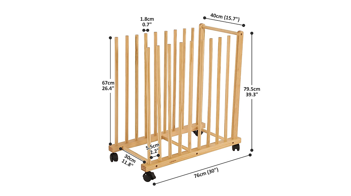 VISWIN Art Storage Rack for Canvas & Prints