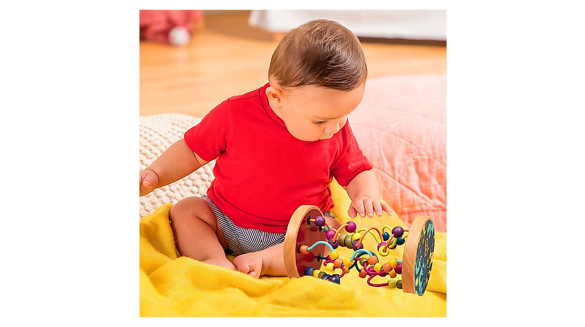 B. Toys Loopty Loo Wooden Rolling Toy for Toddlers
