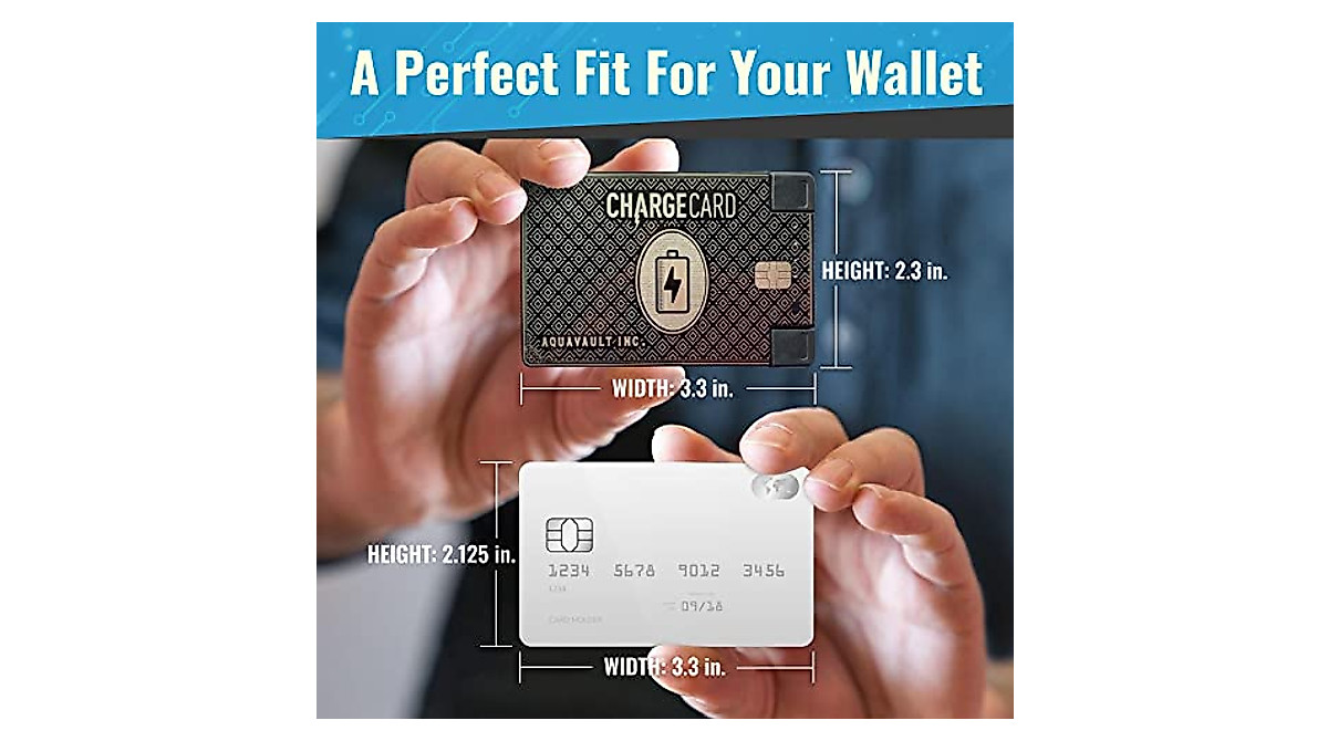 ChargeCard Portable Phone Charger - Compact Fast Charging Power Bank