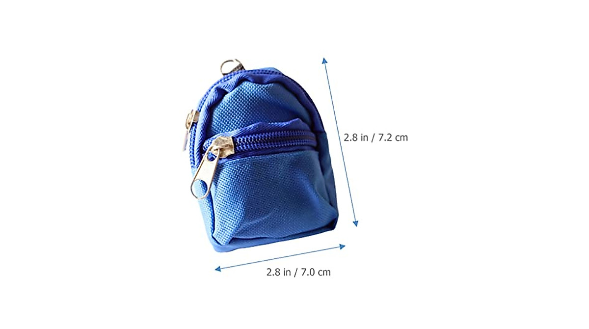 Mini Doll Backpack Set - Realistic & Durable Miniature Bags