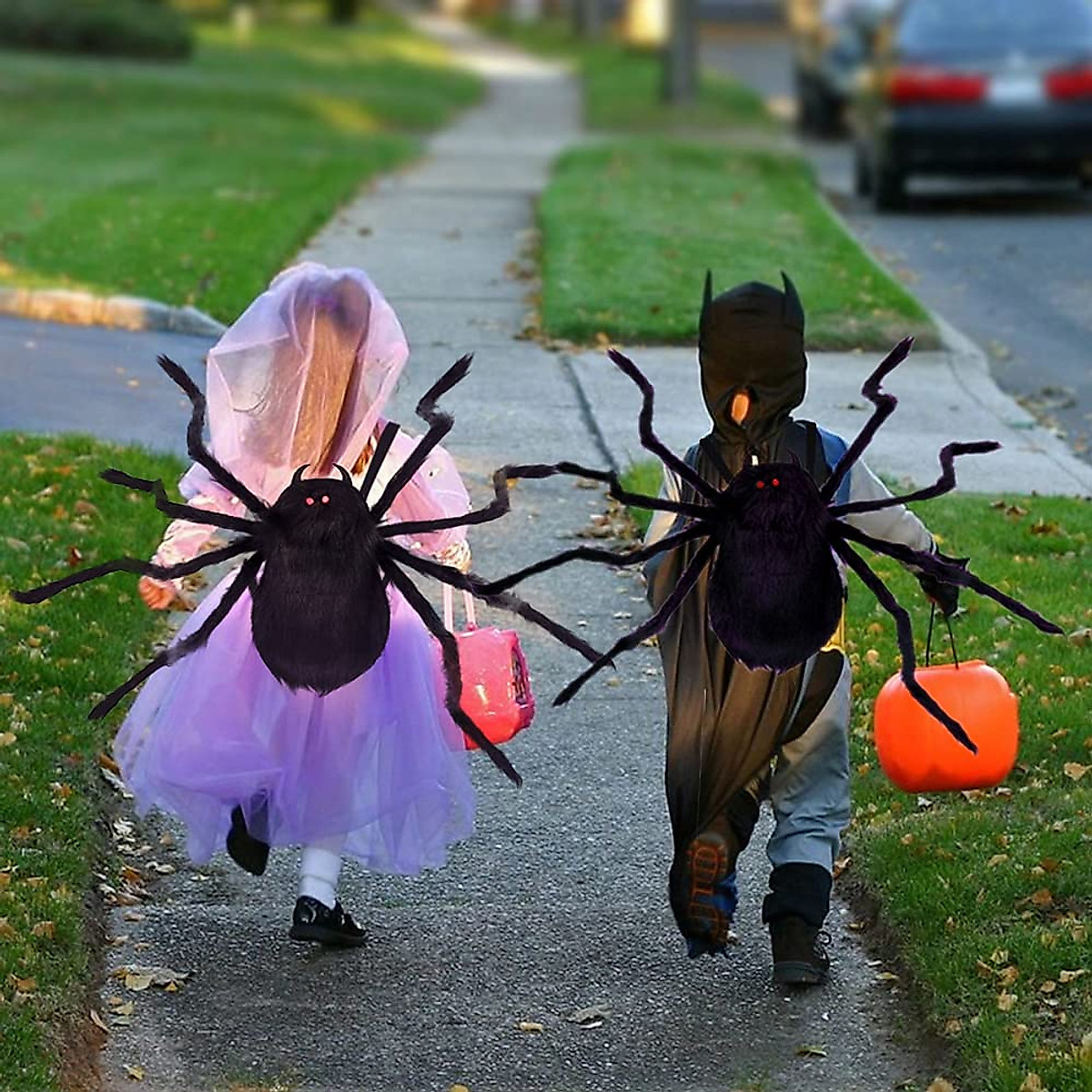 Halloween Spider Costume & Decorations - Realistic Giant Spider Prop