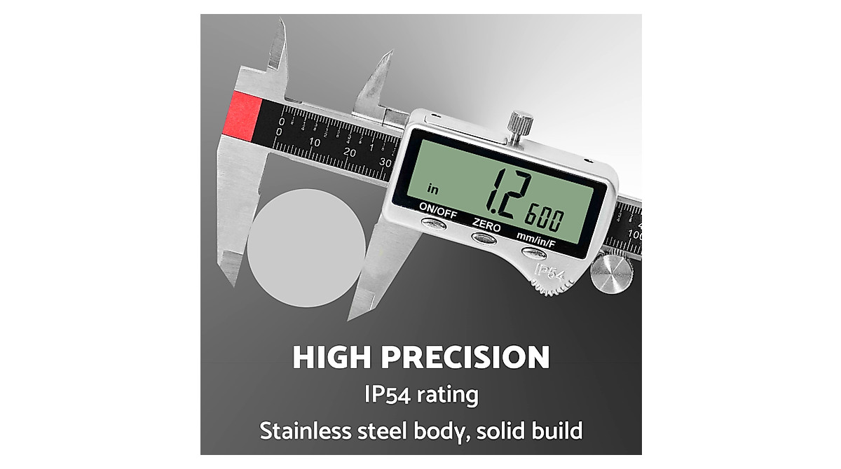 Digital Caliper Measuring Tool - 6 Inch Precision & LCD
