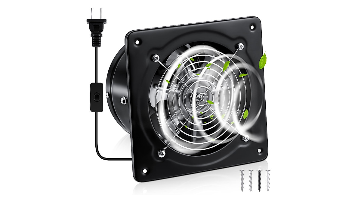Yaocom 6 Inch Exhaust Fan - Efficient Kitchen & Bathroom Ventilation