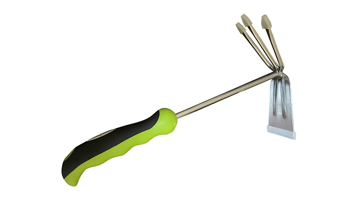 Garden Guru Hand Cultivator Rake Hoe for Easier Gardening | Rust ...