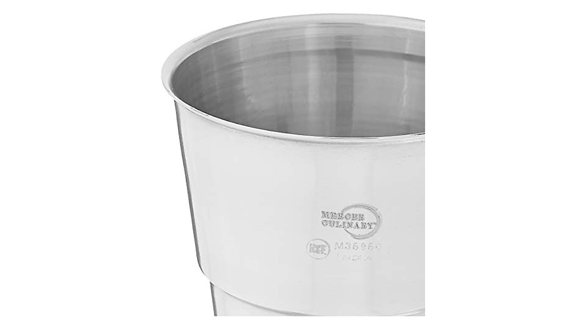 Mercer Culinary Shake Collar - Stainless Steel | Perfect for Milkshakes
