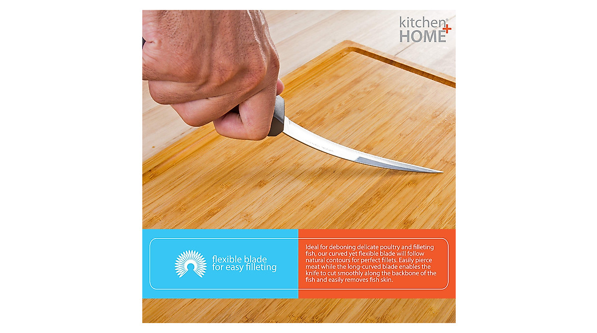 Kitchen + Home 7” Fillet Knife - Sharp & Flexible