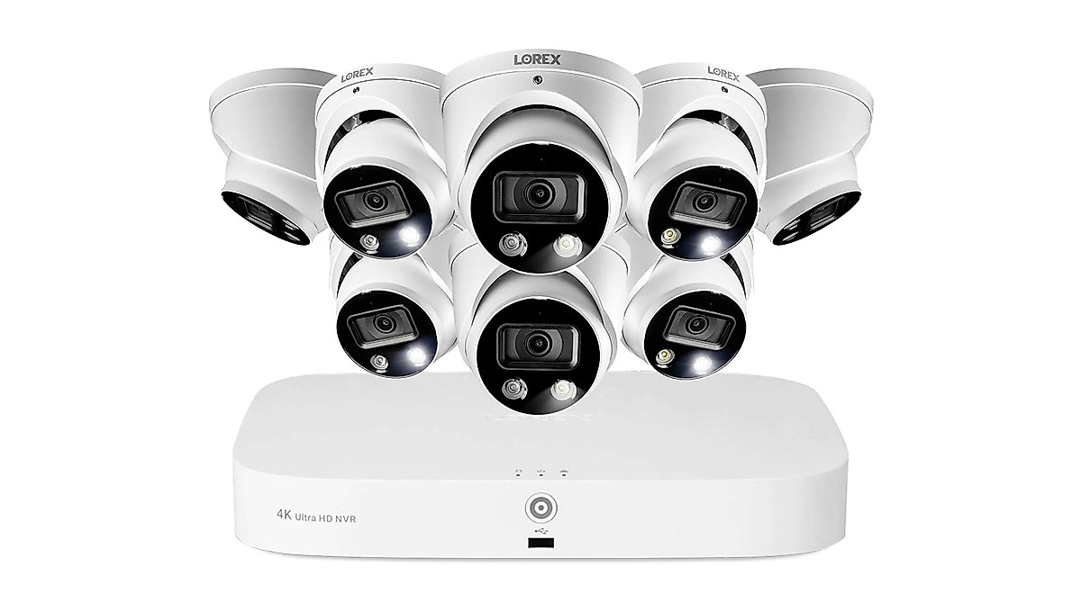 4K NVR System with Smart Deterrence Cameras | Lorex