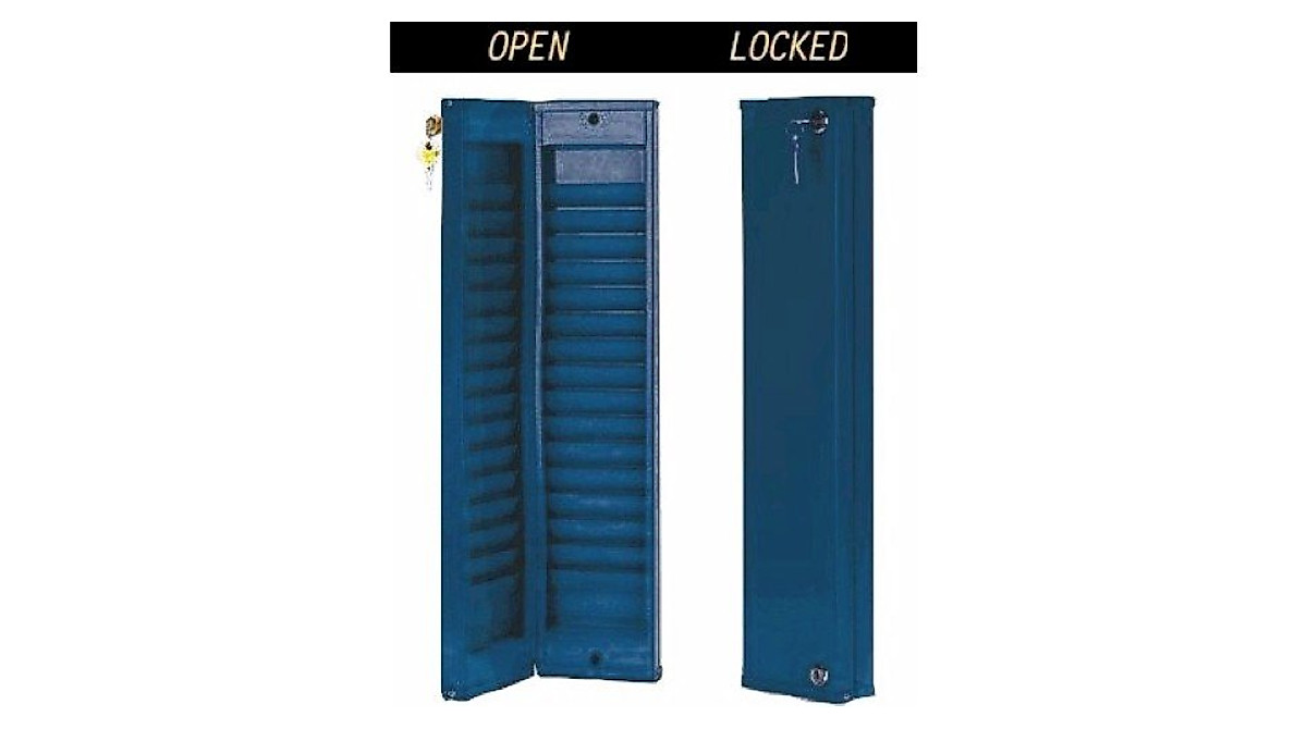 Sentry Model Custom30 Lockable Security ID Card Rack