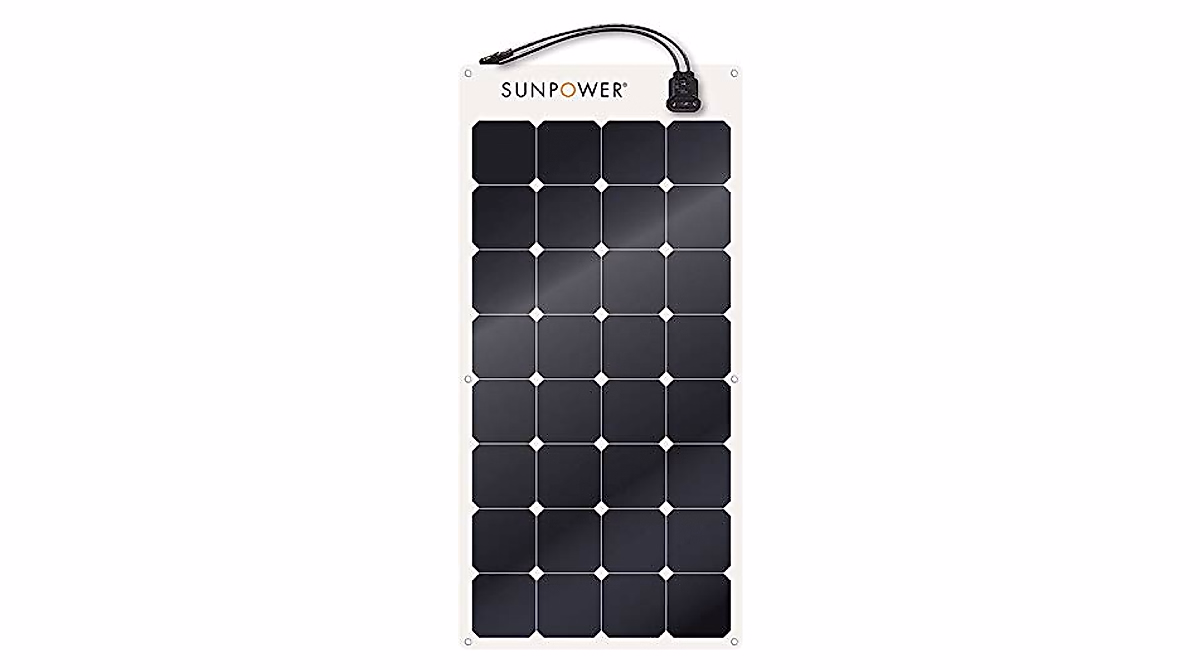 SUNPOWER 100W Portable Solar Panel for Camping & RV