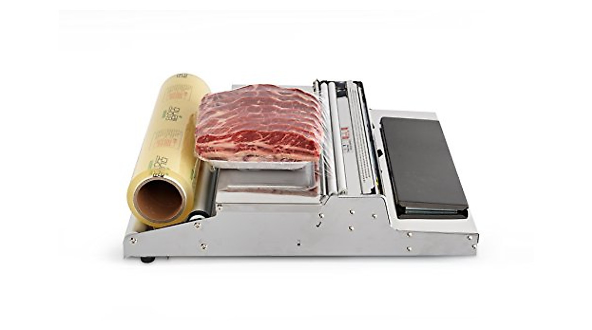VisionTechShop CW-500E Hand Wrapping Machine for Food Packaging