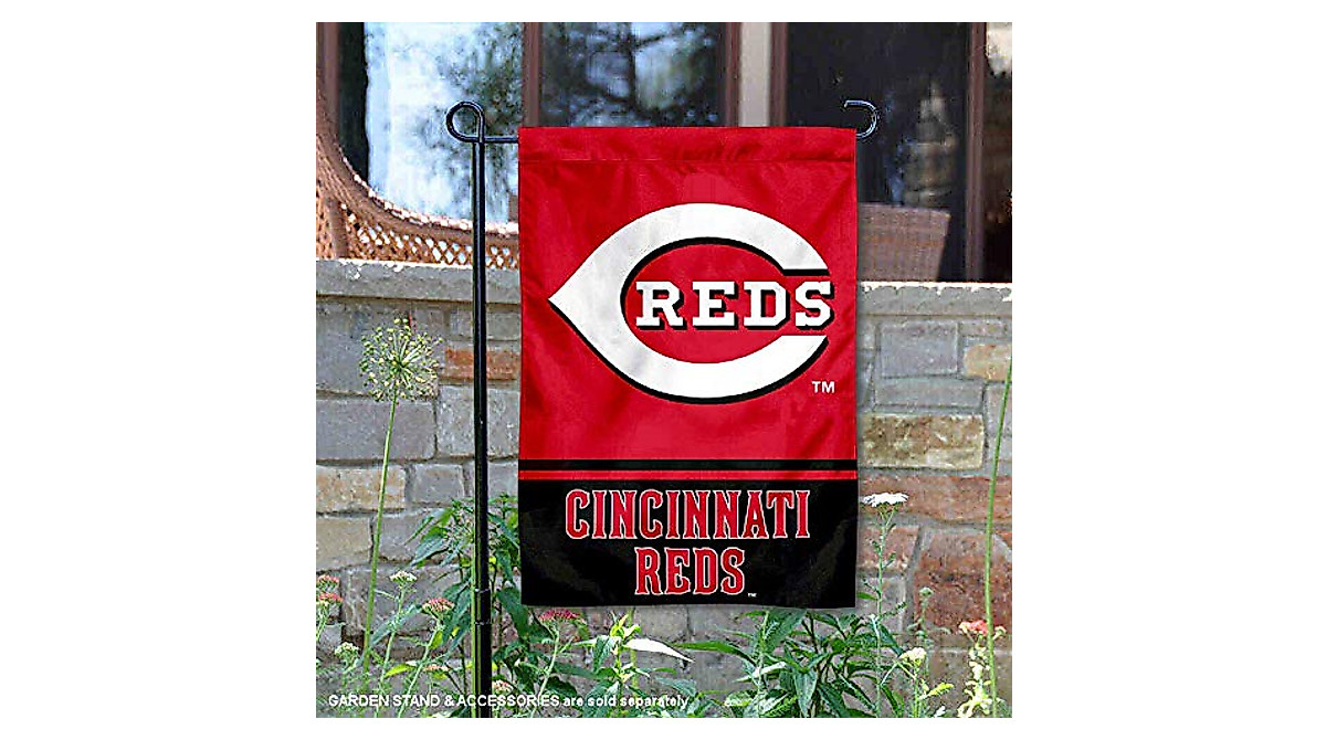 Cincinnati Reds Double Sided Garden Flag — Official Team Merchandise