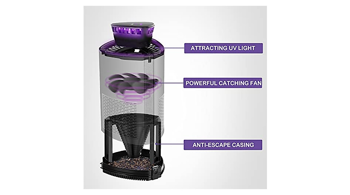 Indoor Insect Trap for Mosquito & Gnat Control | Safe & Reusable