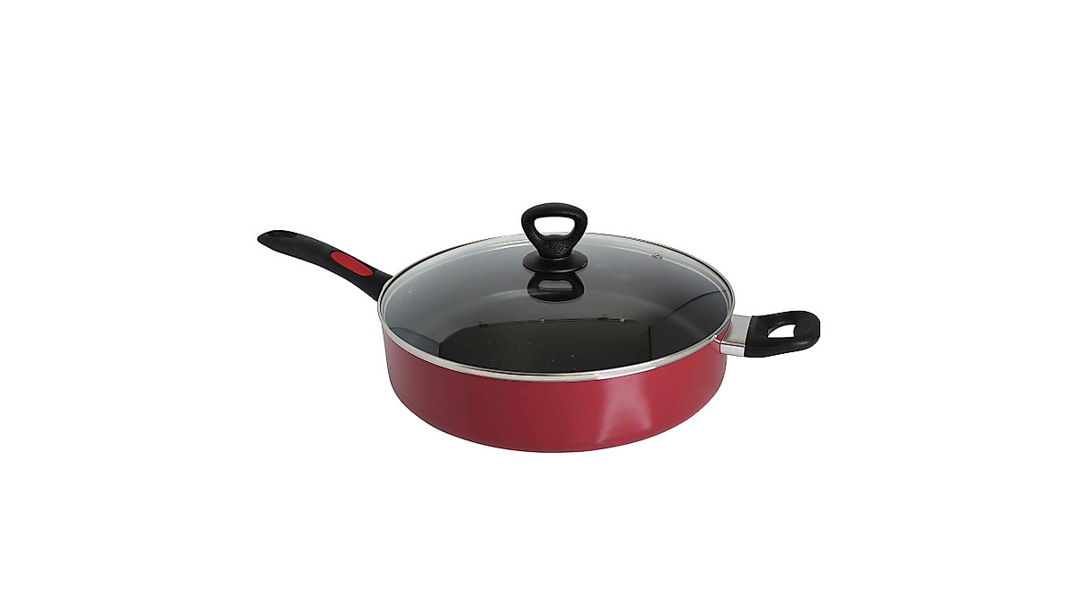 Mirro 12-Inch Nonstick Jumbo Cooker with Glass Lid