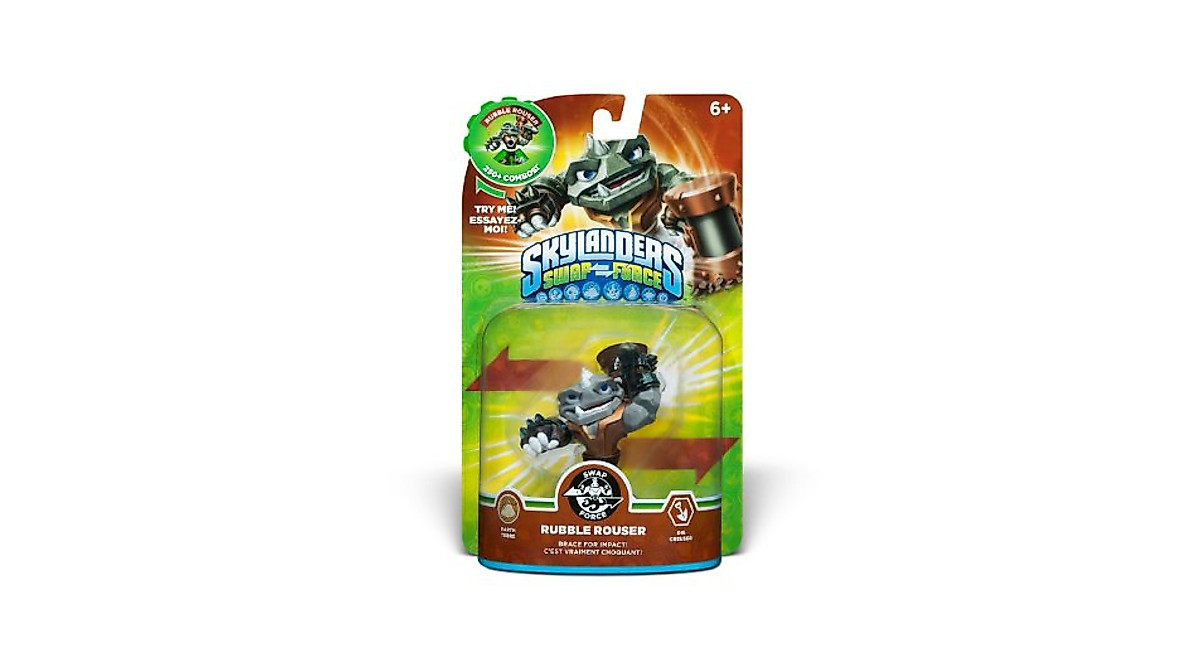 Skylanders SWAP Force Rubble Rouser Action Figure | Collect & Customize