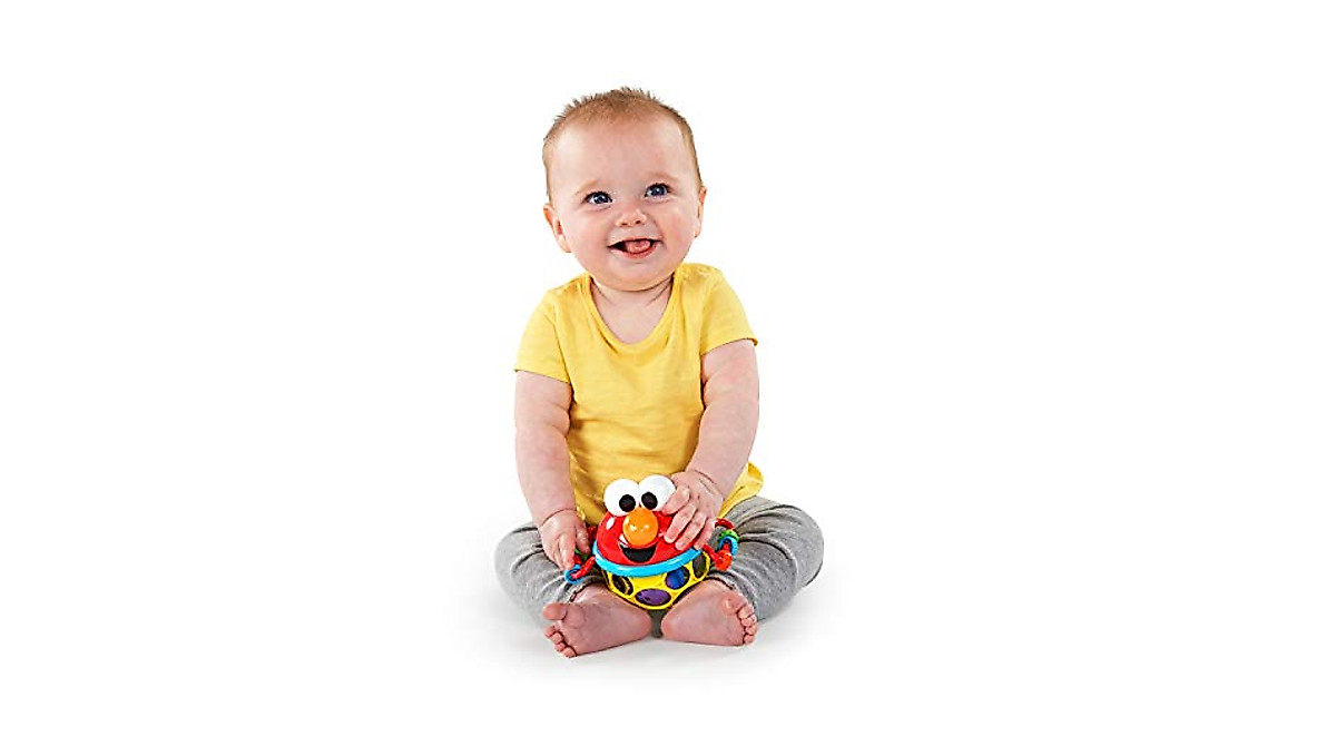 Bright Starts Elmo Rattle - Fun for Ages 3-12 Months