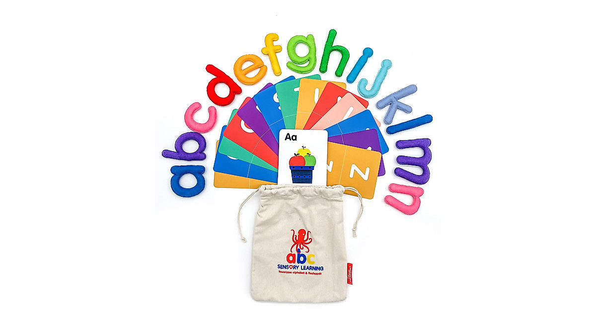 Curious Columbus Montessori Felt Letters & Flash Cards
