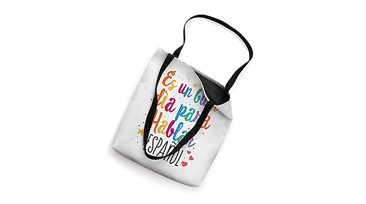 Maestra Rainbow Tote Bag for Bilingual Spanish Teachers