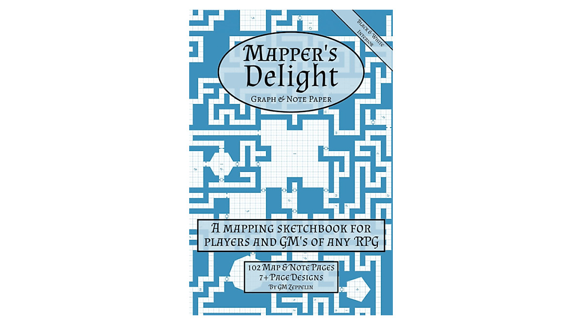 Dungeon Mapping RPG Graph Paper Sketchbook for GMs & Players
