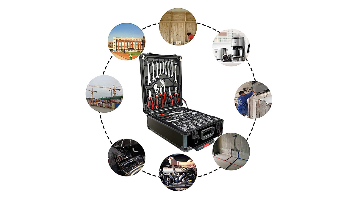 Tool Sets for Men - Complete Portable Toolbox with Household Tools