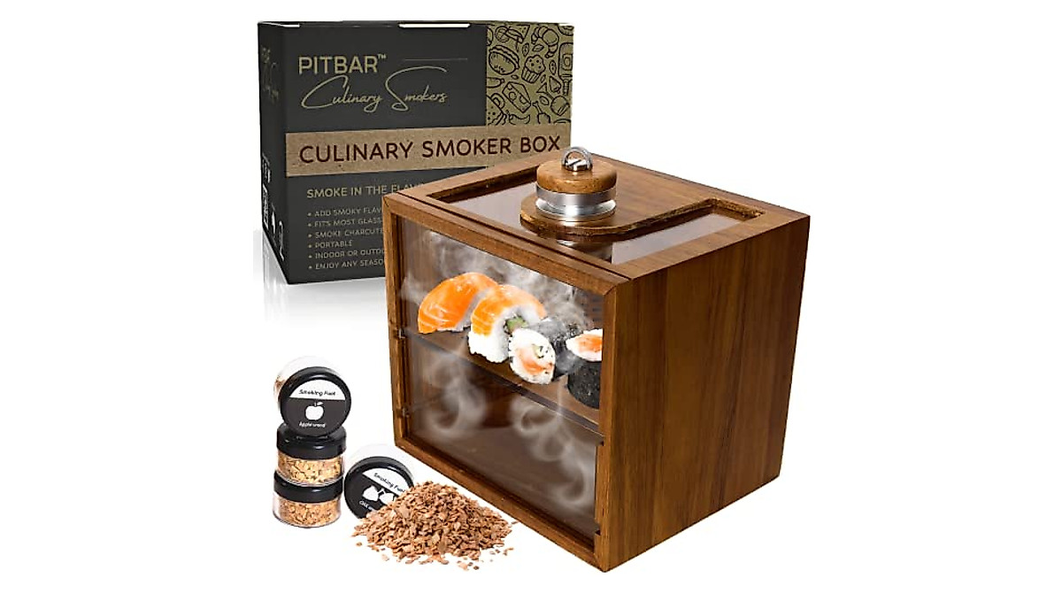 Culinary Smoker Box - Portable Indoor Food & Drink Smoke Infuser