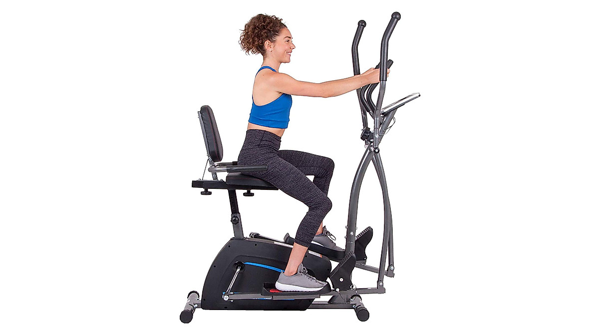 Body Champ 3-in-1 Exercise Machine - Space-Saving Cardio Equipment