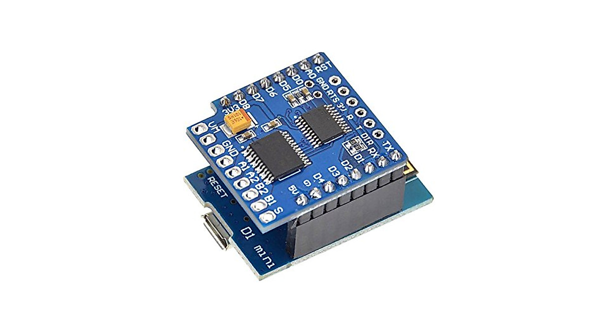 D1 Mini Dual Motor Driver Shield for WeMos - Control 2 DC Motors Easily